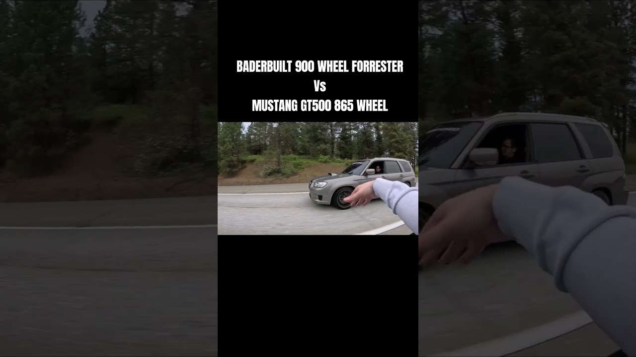 Baderbuilt 900 WHEEL Subaru Forrester vs Shelby GT500 Pulley/W85