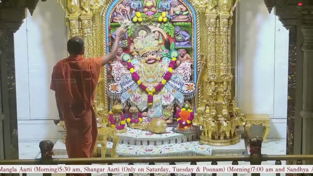 Aarti Darshan Salangpur Date 04 06 2025