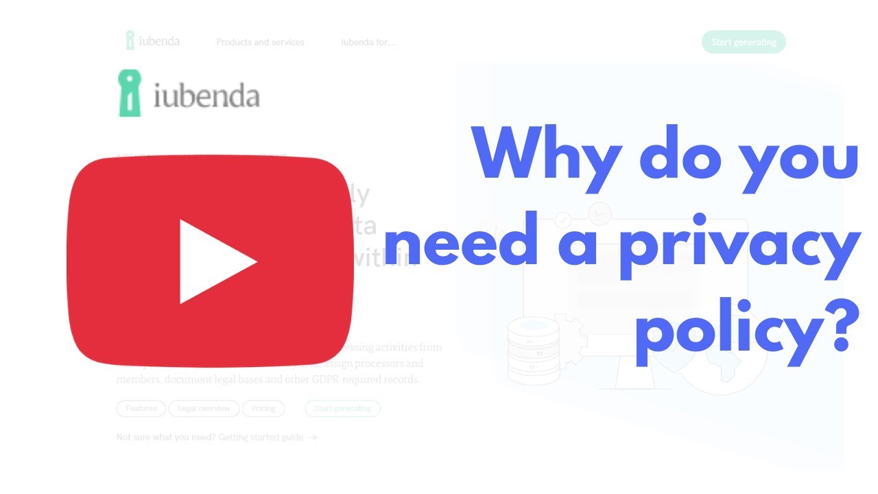 Why do you need a privacy policy?
