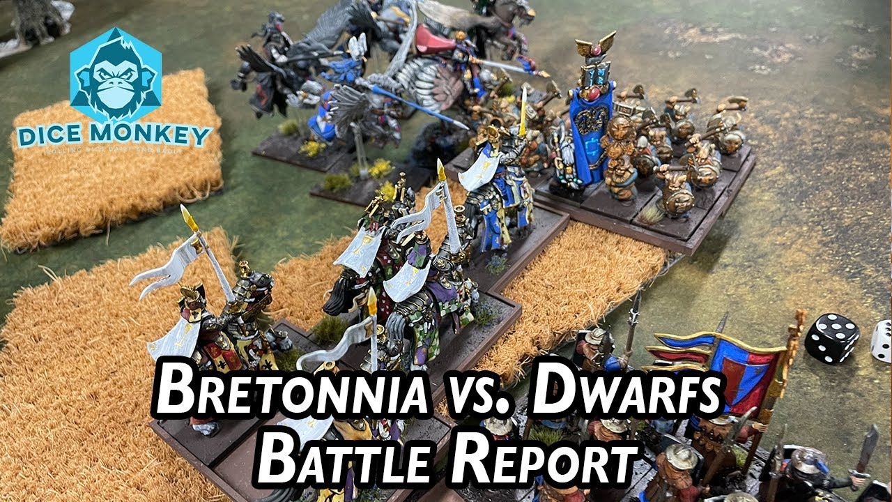 Warhammer: The Old World: Bretonnia vs. Dwarfs Battle Report