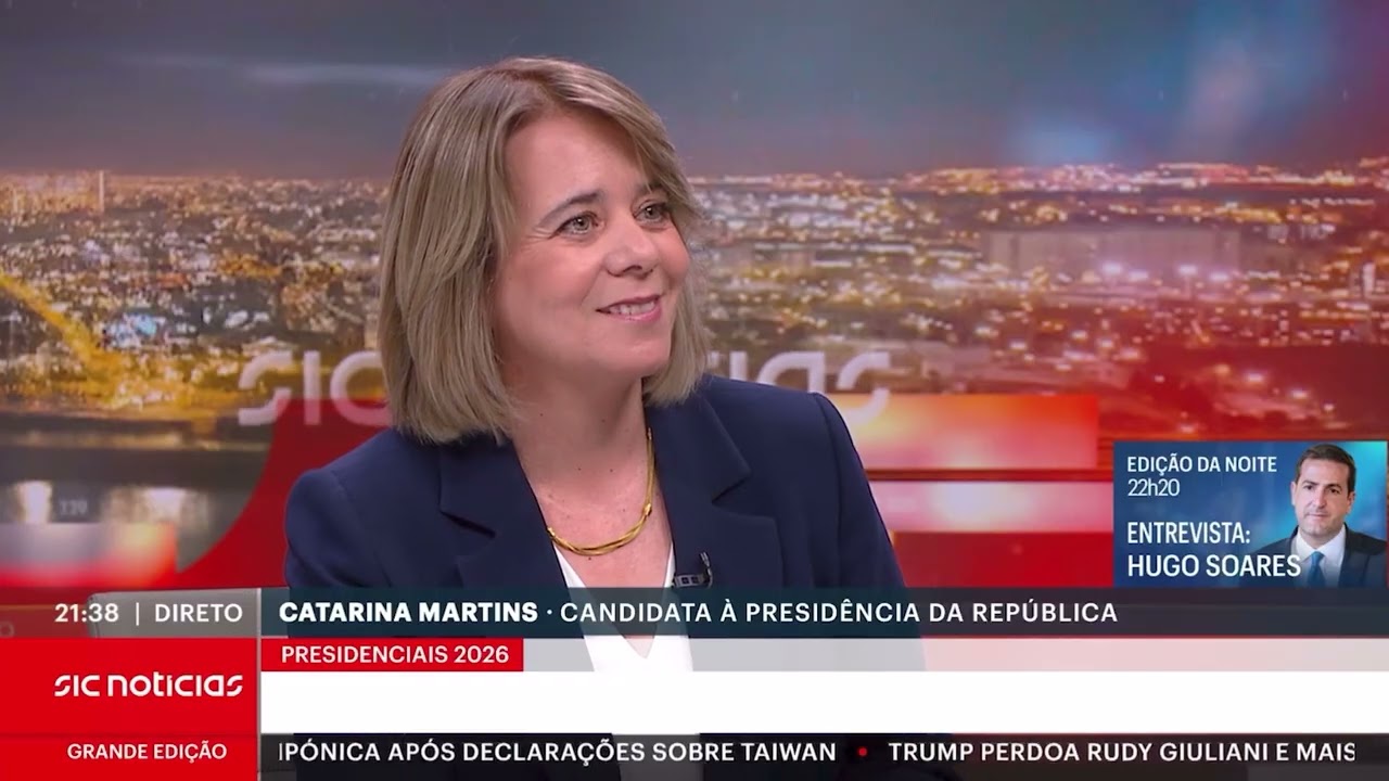 Entrevista completa de Catarina Martins &agrave; SIC Not&iacute;cias