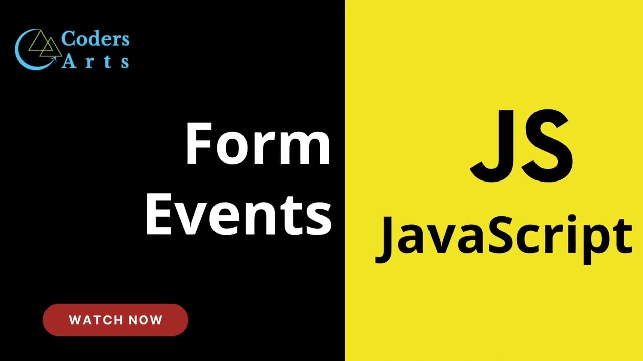 14. Form Events in JavaScript | JavaScript Tutorial for Beginners | Web Development | Lecture 14