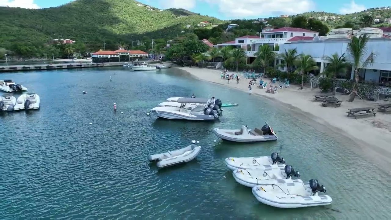 Cruz Bay St  John flyover