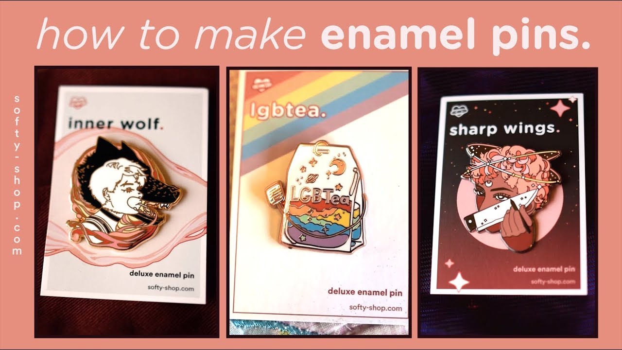 How I Make Enamel Pins || Tutorial