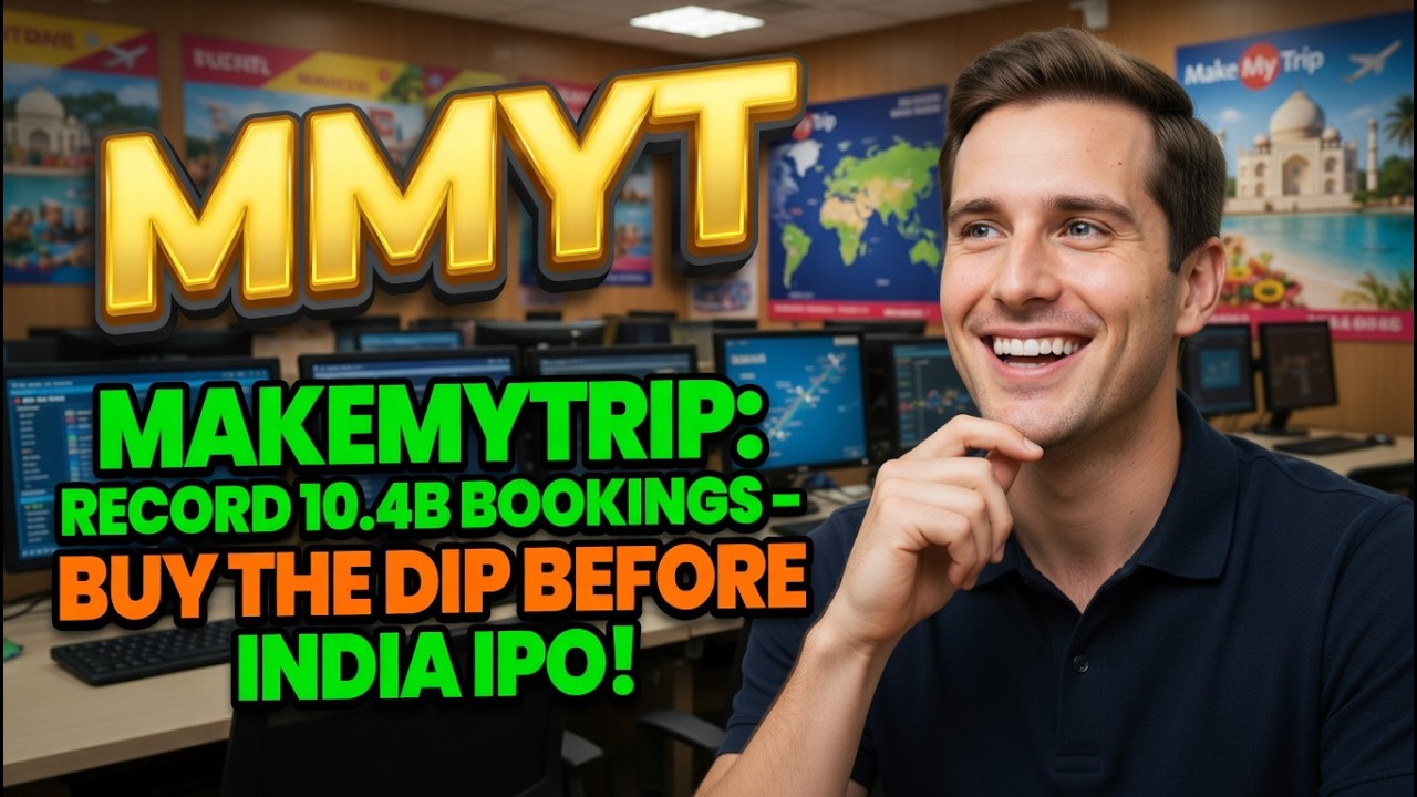 MakeMyTrip: Record 10.4B Bookings &ndash; Buy the Dip Before India IPO! MMYT Stock Analysis