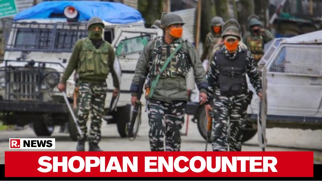 J-K: Four Terrorists Killed In Encounter With Security Forces In Shopian