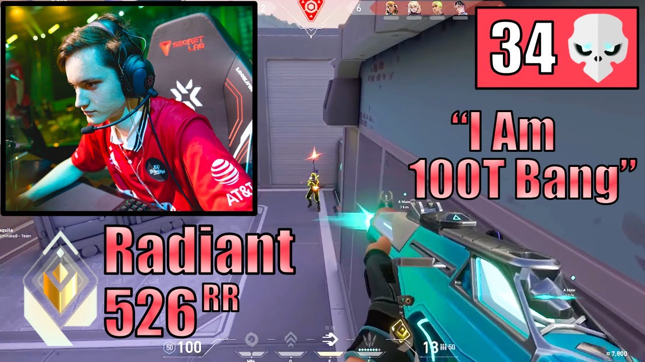 Learn From Fake 100T Bang How To Rank Up Using Jett To Frag | In Sunset | VALORANT