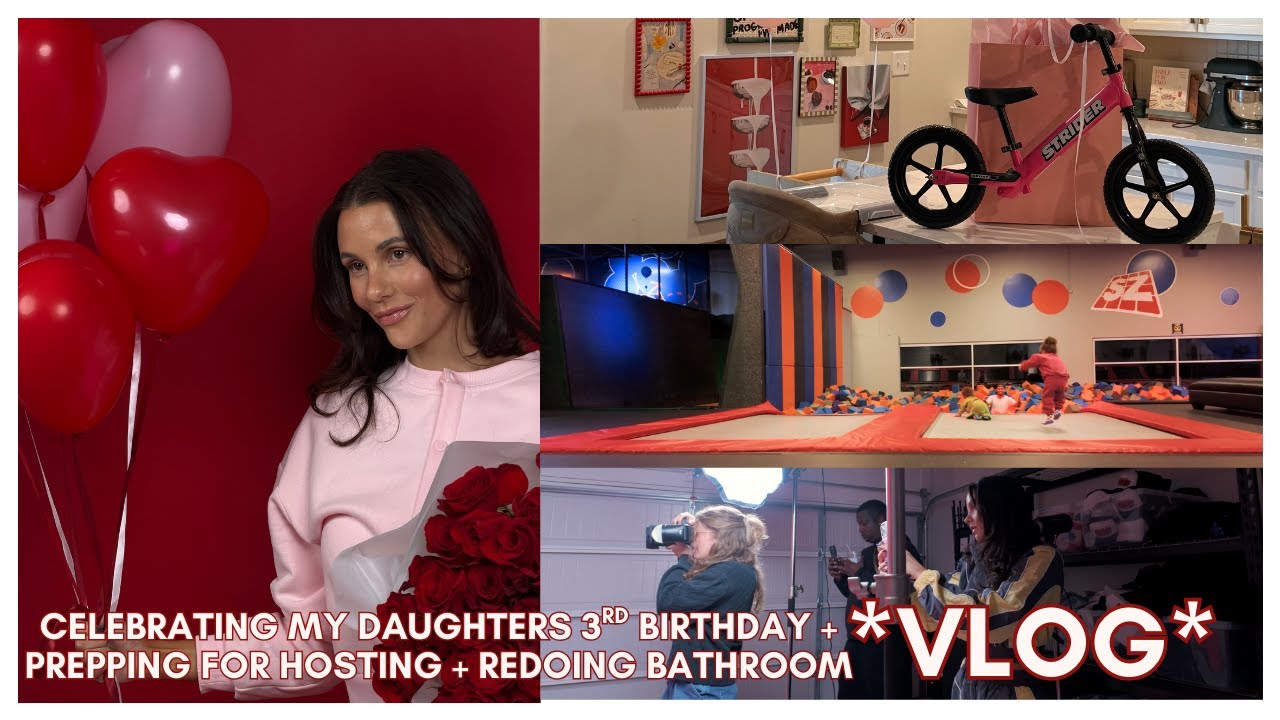Collection 2 photoshoot, Celebrating daughters 3rd bday, & prepping for hosting  *VLOG*