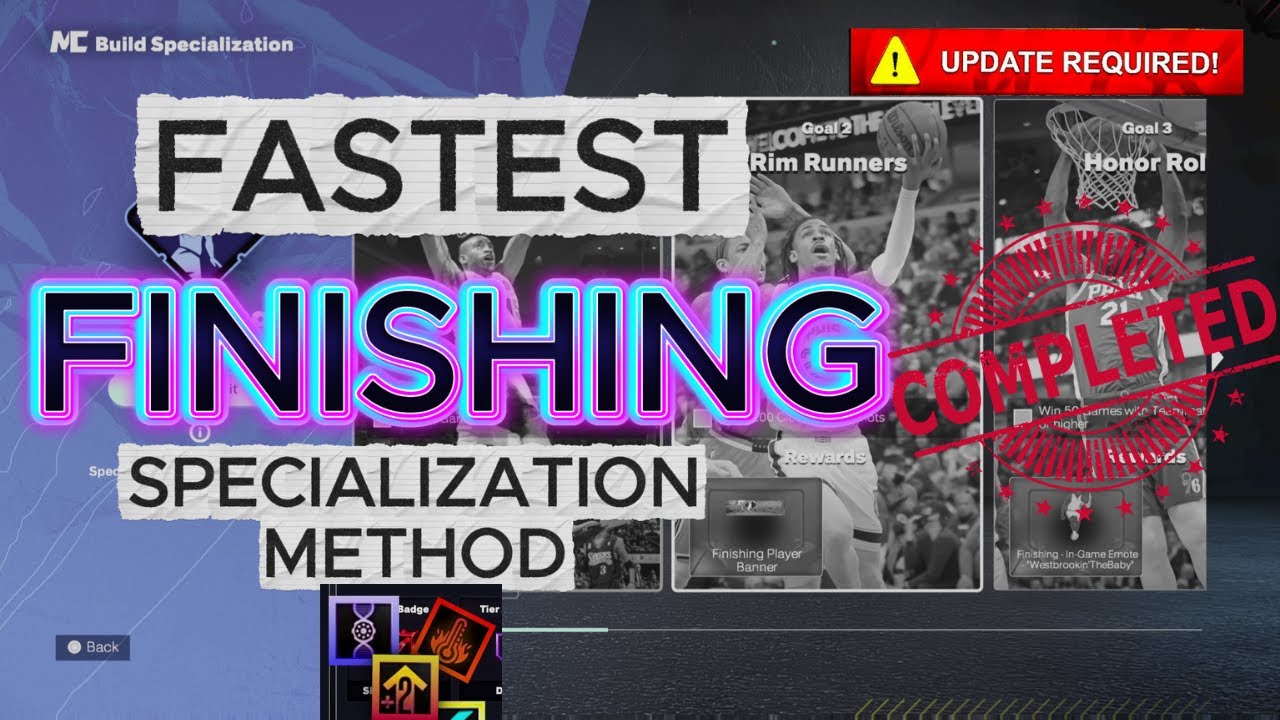 2K26 FINISHING SPECIALIZATION Secret. FASTEST Way After Patch 2.1 (No Cutscenes, No Defense!)