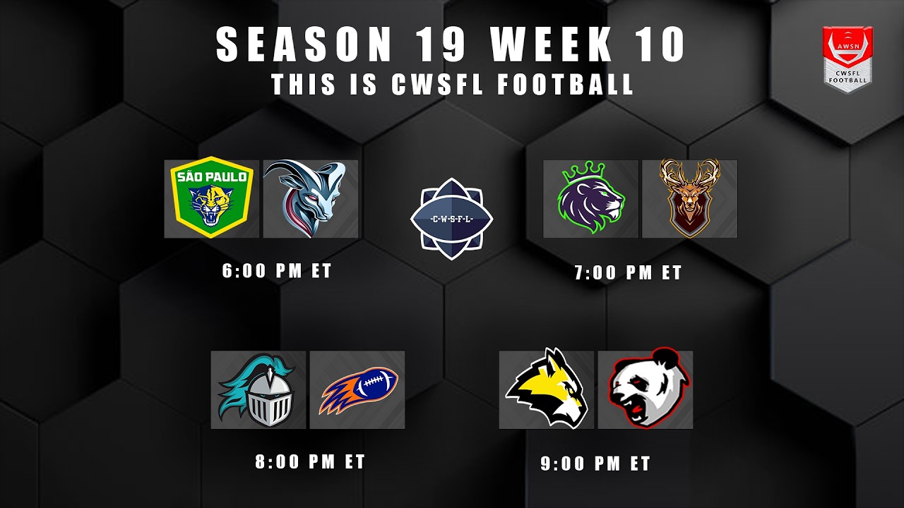 CWSFL | Season 19 Week 10 | Ghana @ Sao Paulo