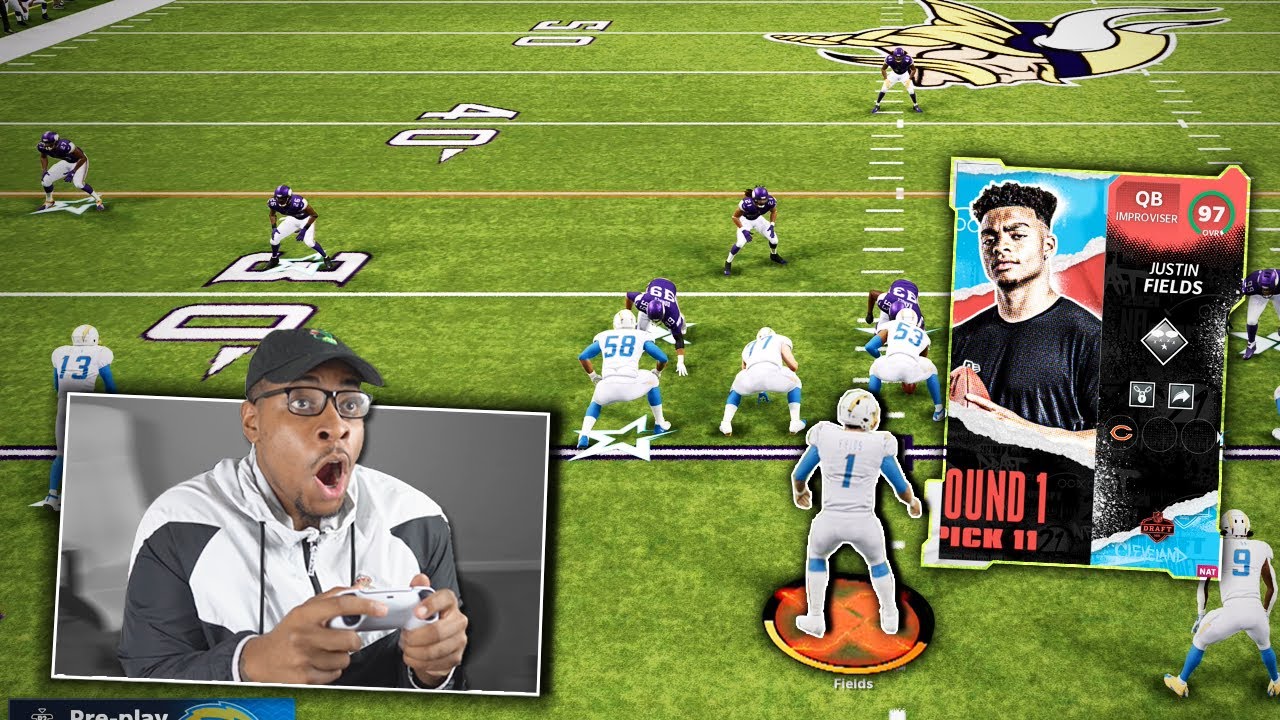 Justin Fields Is CRACKED At Football My Guy ... Madden 21