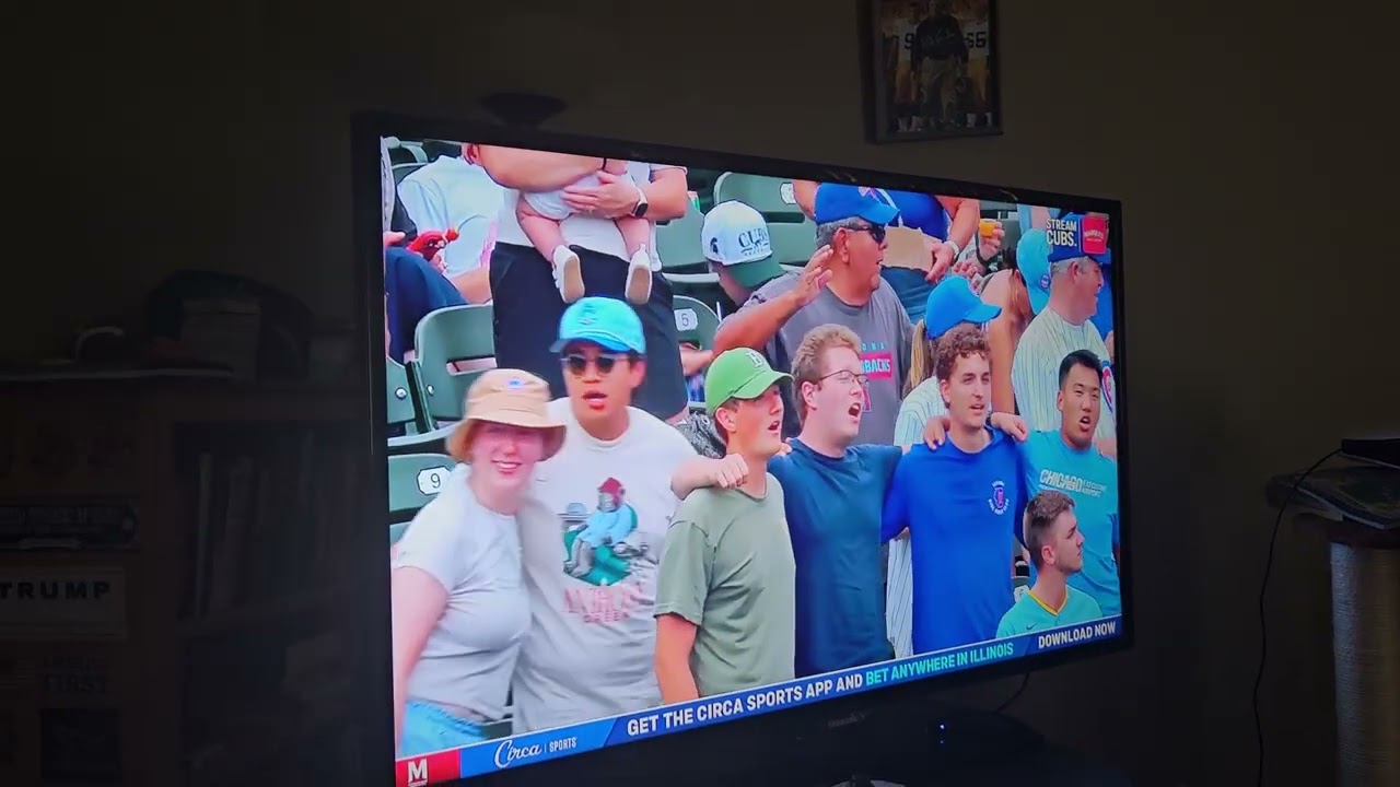 Lisa bluder does 7th inning stretch at Wrigley 8/19/25