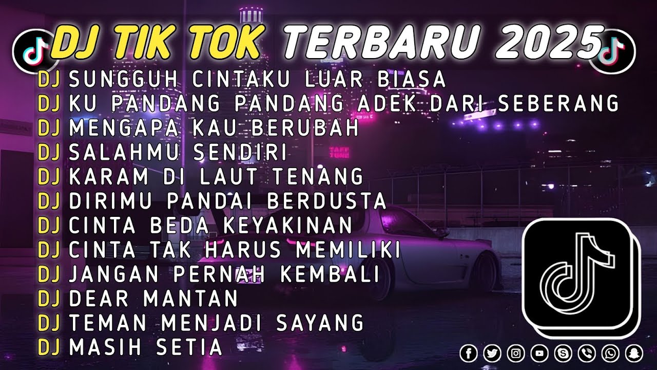 DJ TIKTOK TERBARU 2025 || DJ SUNGGUH CINTAKU LUAR BIASA 🎵 DJ CINTA DARI SEBERANG 🎵 FULL ALBUM❗❗