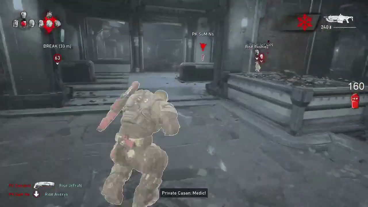 RISE vs PK - 4v4 CONTROL 😨 - GEARS 5