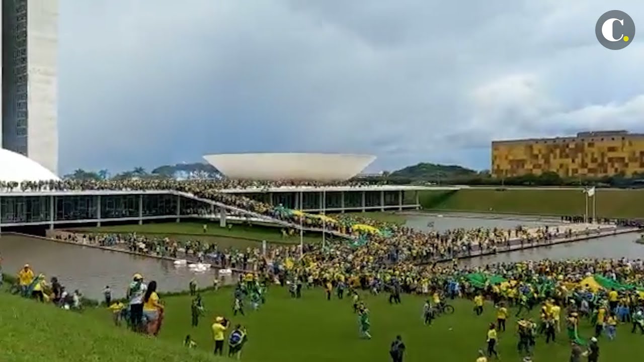 ¡URGENTE! Seguidores de Bolsonaro invaden el Congreso, Palacio Presidencial y Corte Suprema