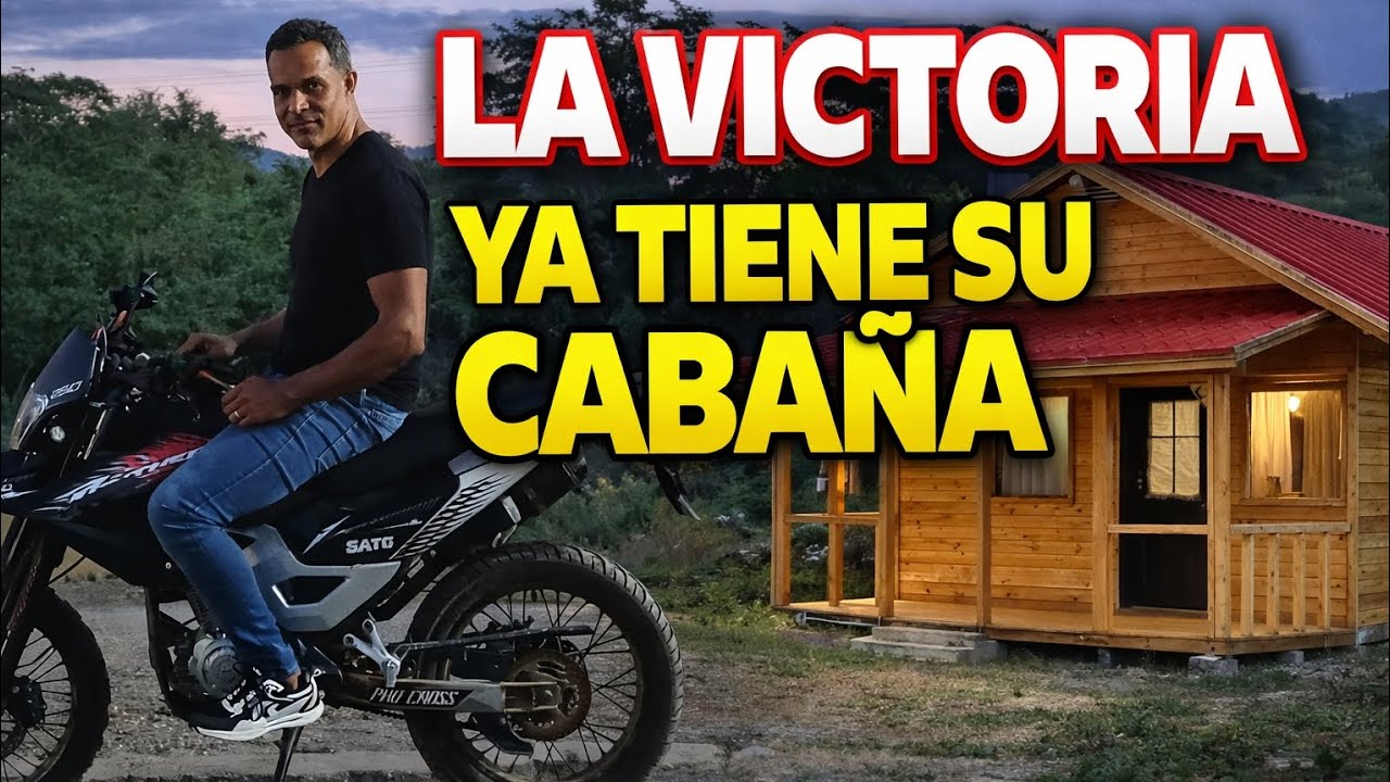 Asi como dice el titulo ya en la victoria tenemos una cabaña 
