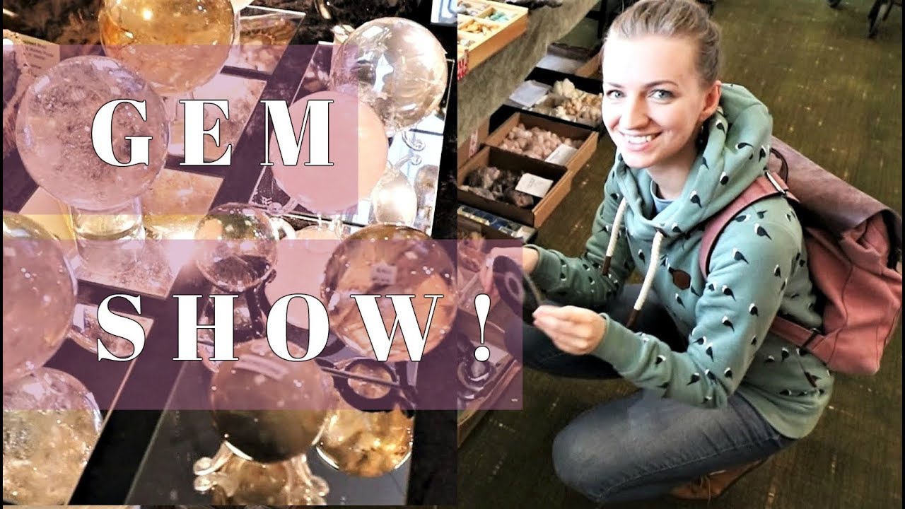 Rock Gem 'n' Bead Show in Cheltenham, UK! Gem show VLOG