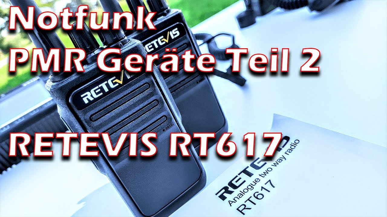 Notfunk: PMR Geräte Teil 2 (Retevis RT617)