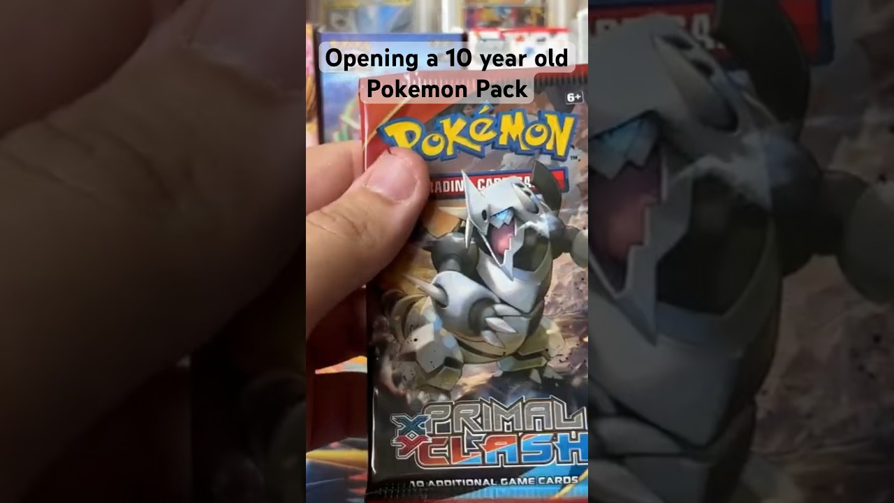Opening a 10 Year Old Pokemon Pack of Primal Clash #pokemon #pokemontcg #pokemoncards