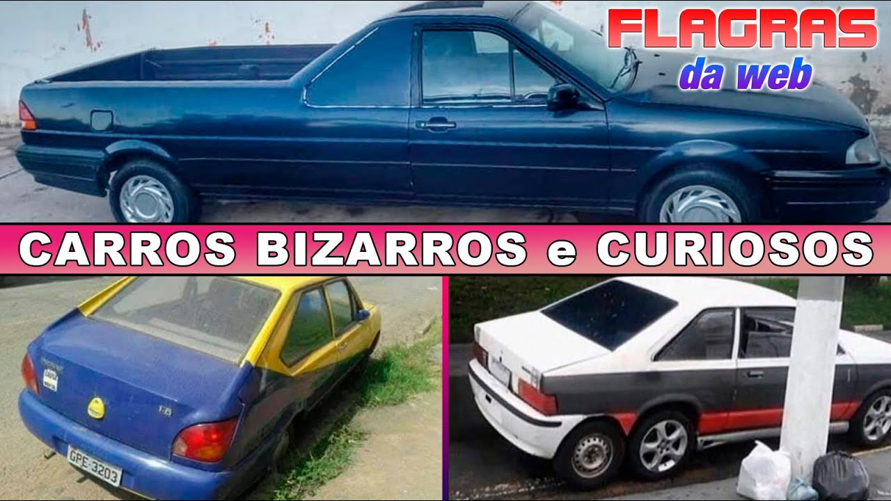 CARROS BIZARROS E CURIOSOS! | FLAGRAS NA WEB #05