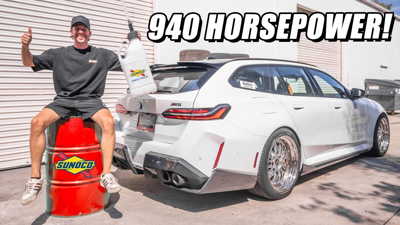 TUNED M5 WAGON MAKES 940HP!