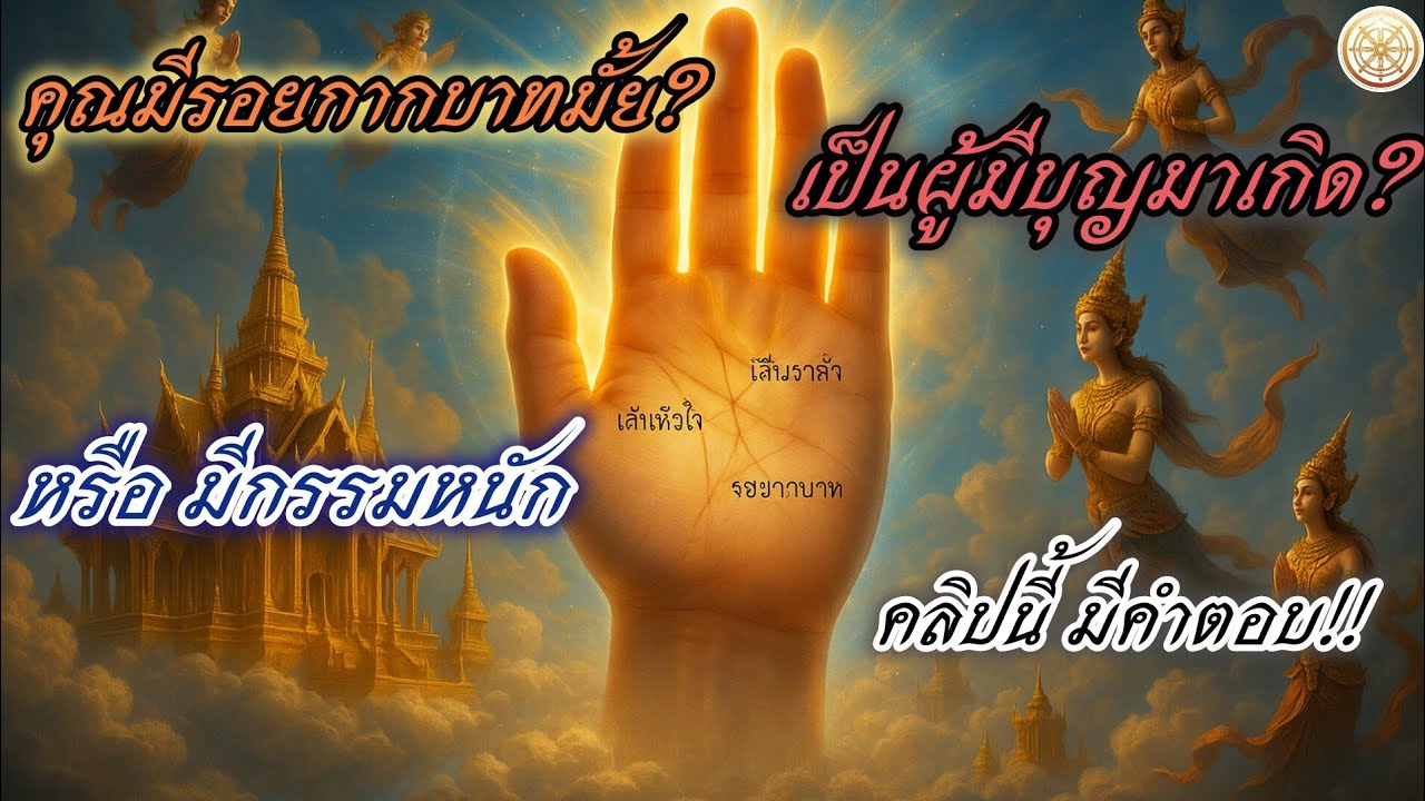 รีบเช็ค ใครมีรอยกากบาทอยู่บนฝ่ามือ เพราะคุณอาจมีสิ่งนี้อยู่! | วิมานธรรมะ EP13