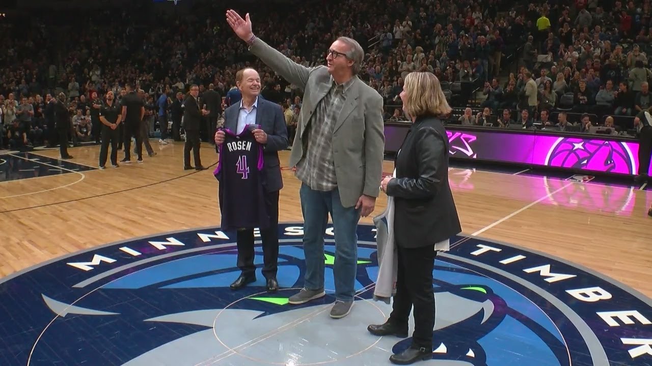Mark Rosen Honored At Timberwolves Game