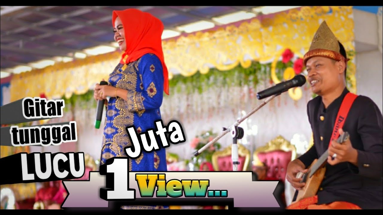 Gitar tunggal lucu dari kabupaten Musi banyuasin khas Sumatera selatan Palembang