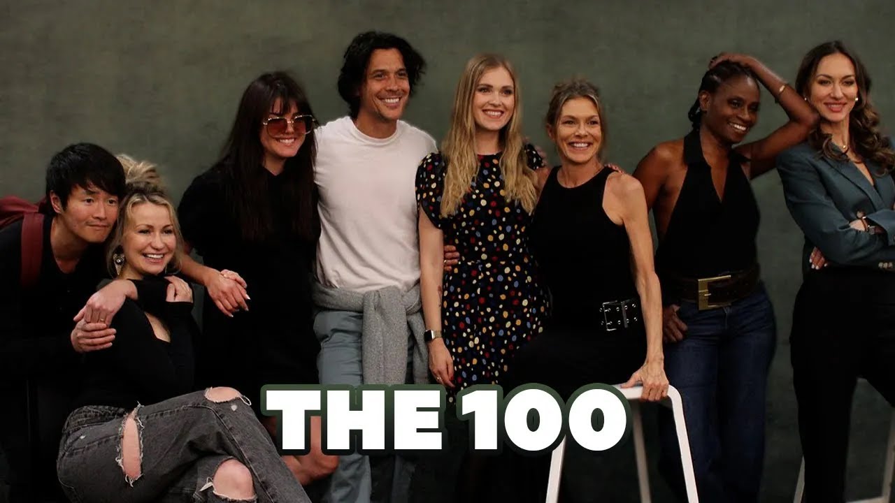 Eliza Taylor, Bob Morley, Marie Avgeropoulos and the actors from The 100 reunited in Paris !