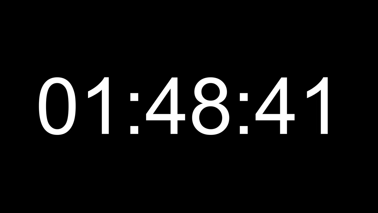 2 Hours (120 Minute) Timer with Alarm | Simple & Clean Countdown
