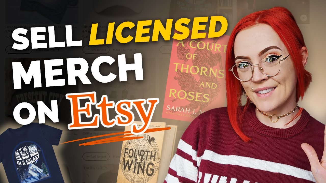 How To Sell Book Merch LEGALLY on Etsy 📚