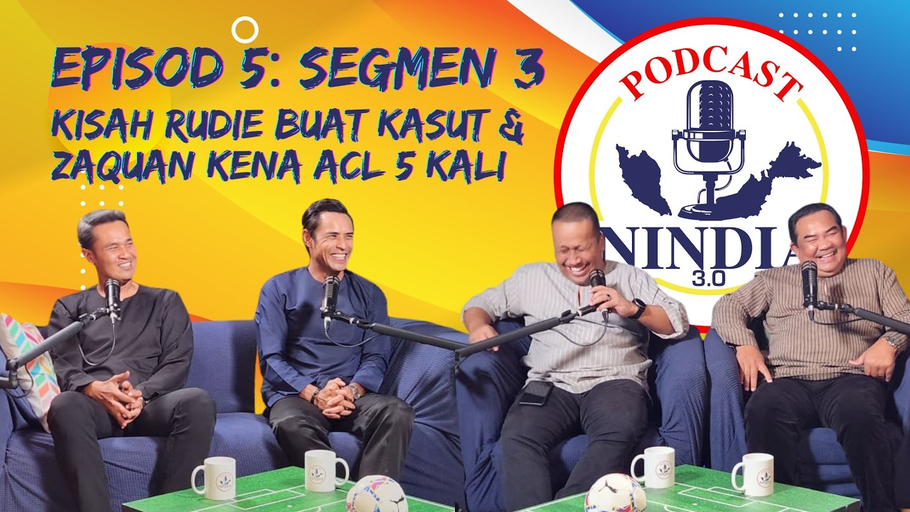 Nindia 3.0 Episod 5, Segmen 3 - Kisah Rudie buat kasut & ⁠Zaquan kena ACL 5 kali