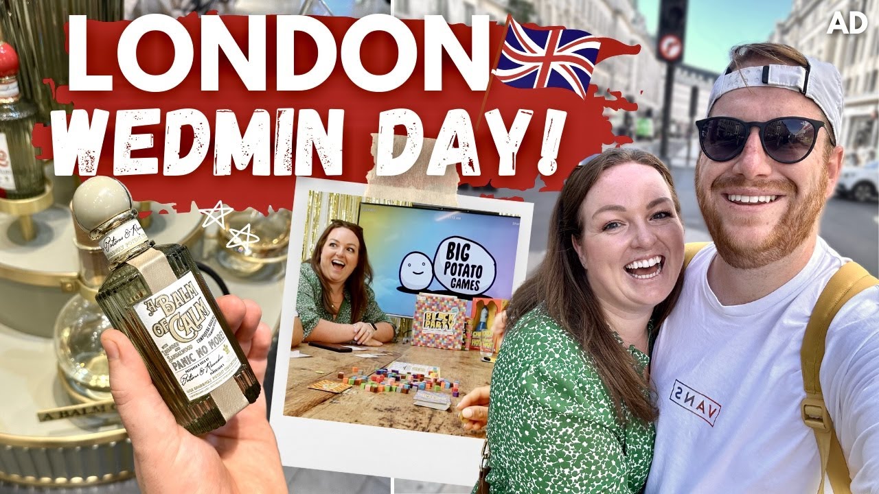 LONDON DAY! 👰🏻‍♀️ shopping, wedding fragrance & ring cleaning 💍  playing games at Big Potato HQ 🎲 AD