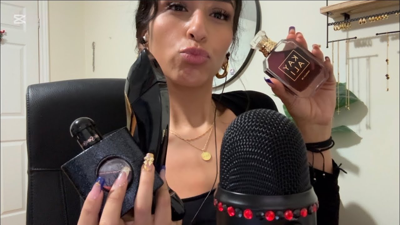 ASMR Perfume Collection 💋 (Glass tapping, Close whispers)