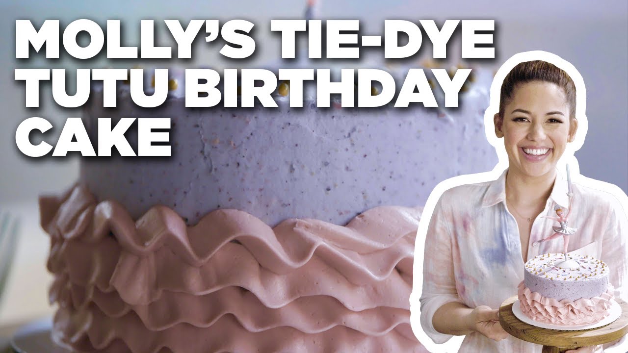 Molly Yeh's Tie-Dye Tutu Birthday Cake | Girl Meets Farm | Food Network
