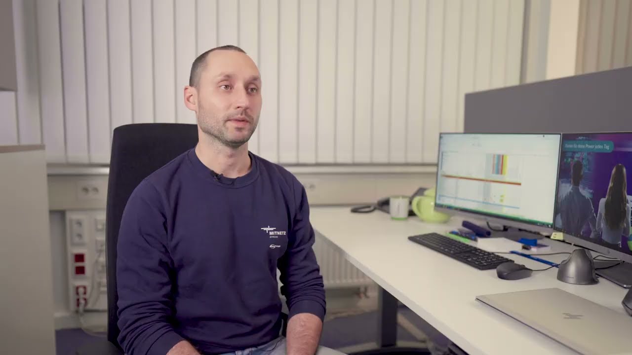 Arbeiten in der Leittechnik - Netzleitstelle Taucha