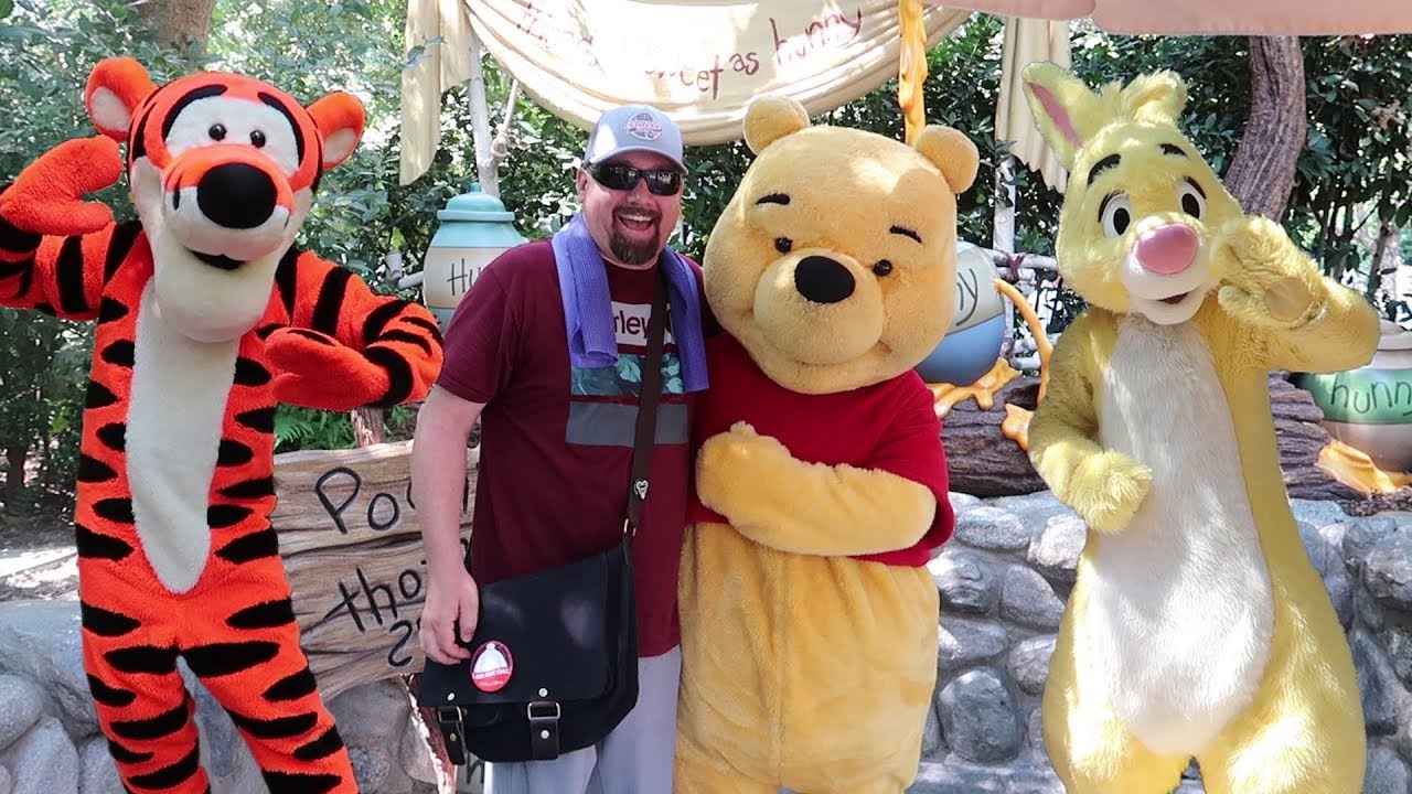 Winnie the Pooh, Tigger, and More at Disneyland