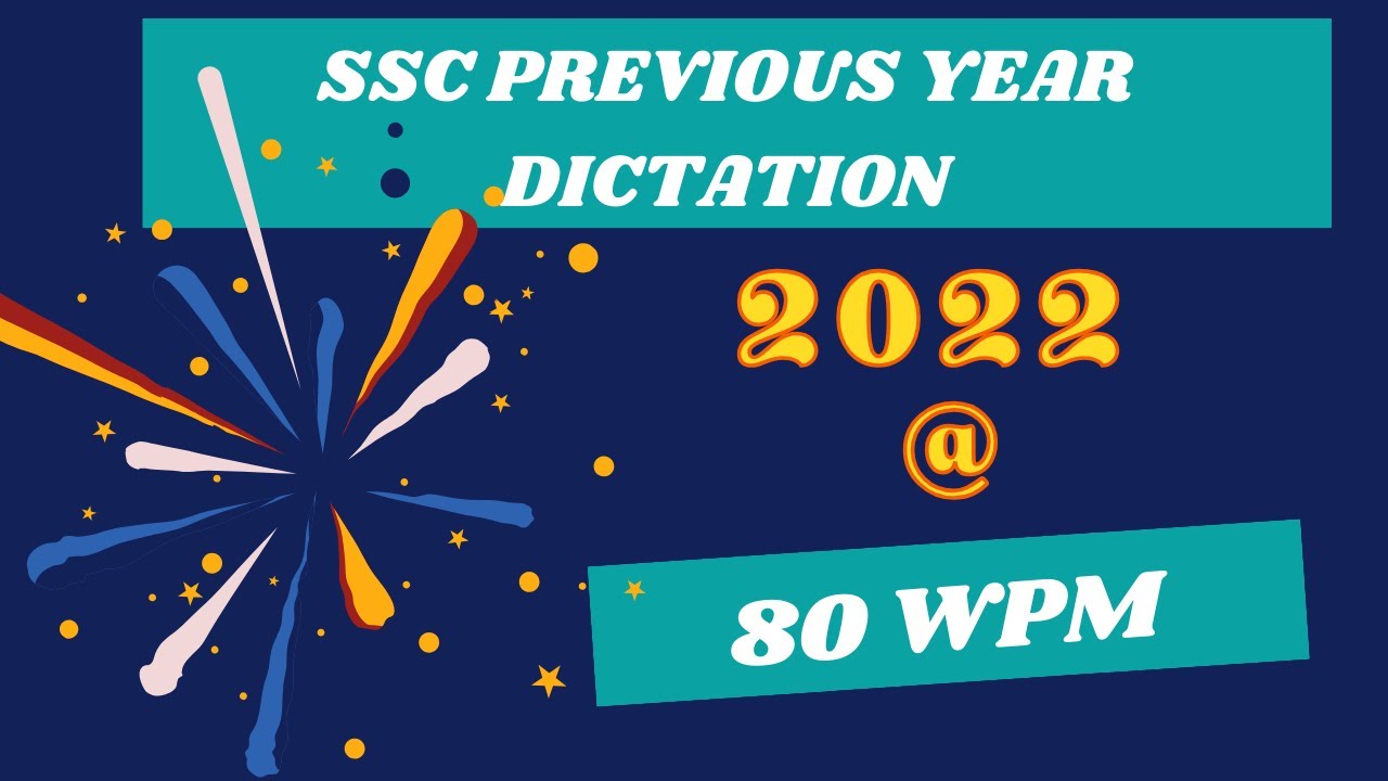 SSC Previous Year Dictation 2022 | Grade D Skill Test Dictation 80 wpm | Likho Steno Academy |