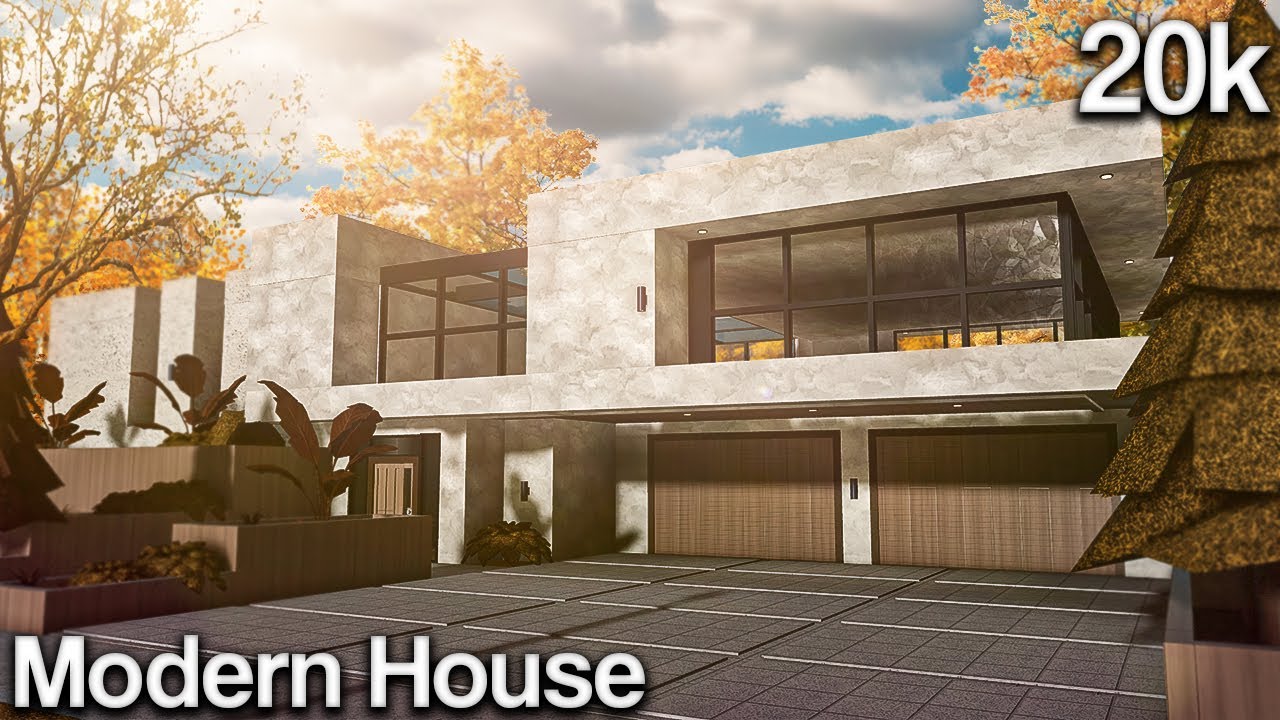 Блоксбург: Современный дом 20k | Roblox | Housebuild