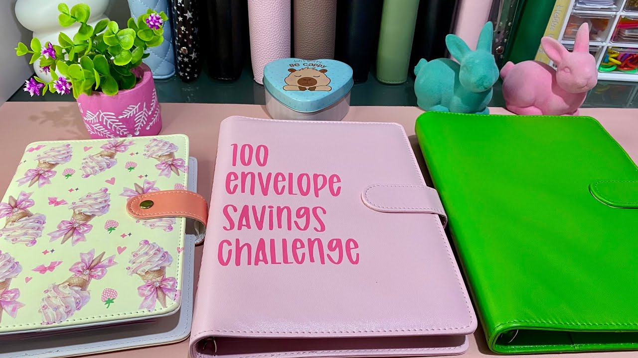 RETO DE AHORRO DE LOS 100 SOBRES ✅ La forma más fácil de ahorrar 🍀💖
