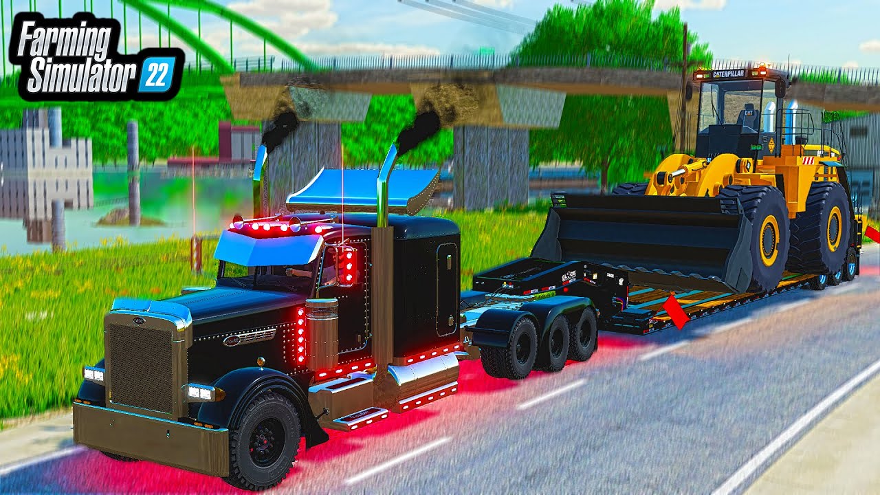 HAULING U.S. GOLD MINING EQUIPTMENT! (CUSTOM TRUCK) | FS22