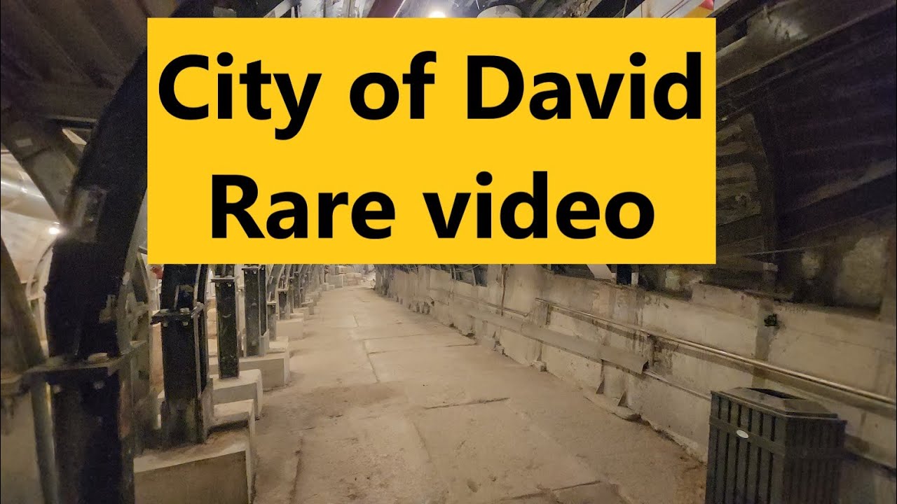 Rare video: the ancient road from the Pool of Siloam to the Temple in Jerusalem (closed to visitors)