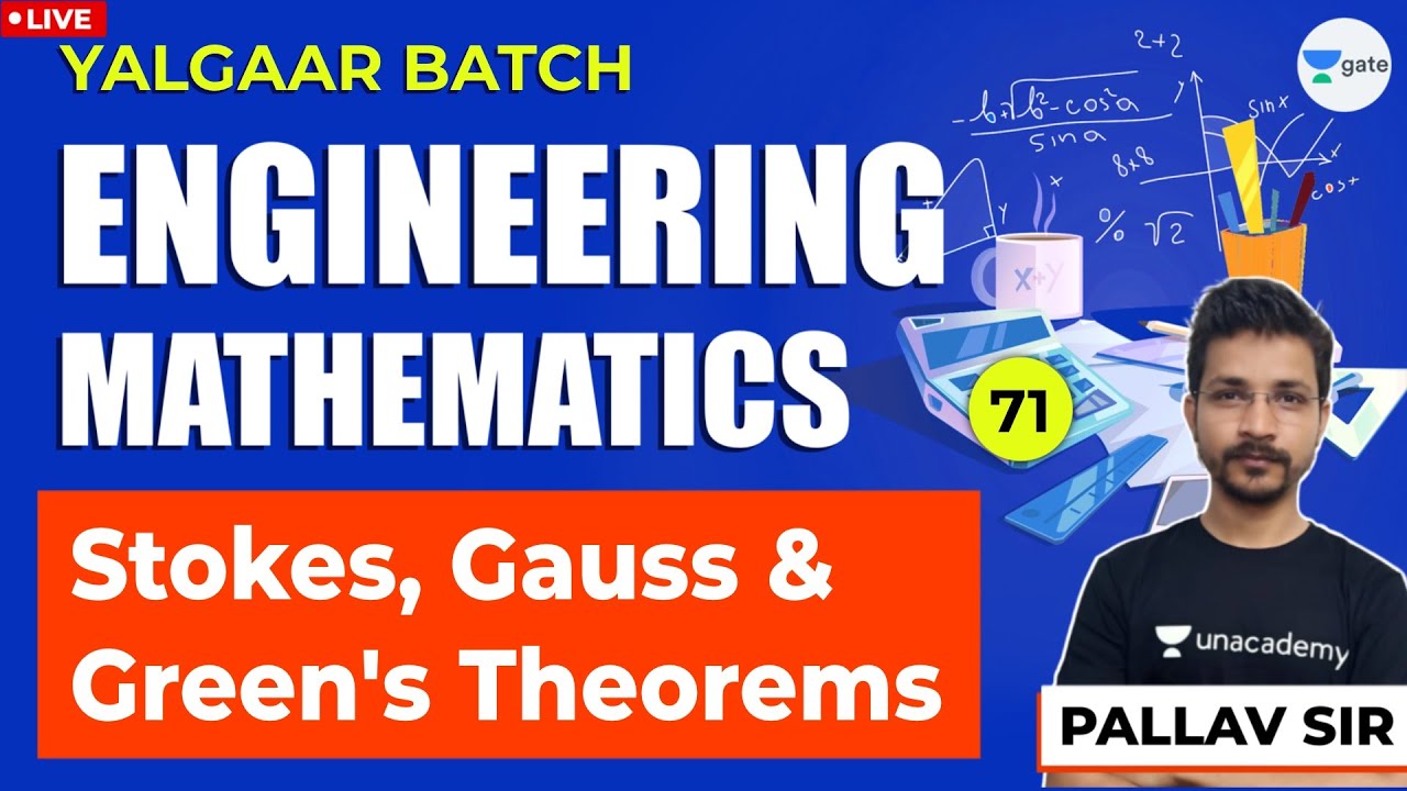 Stokes, Gauss, and Green's theorems |L:71| Engineering Mathematics | GATE/ESE Exam