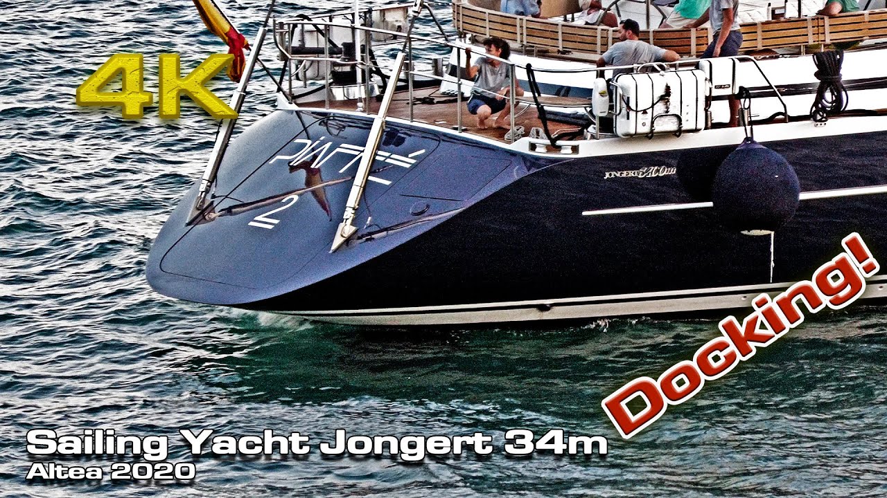 Sailing Yacht  Jongert 34m docking (Summer 2020)
