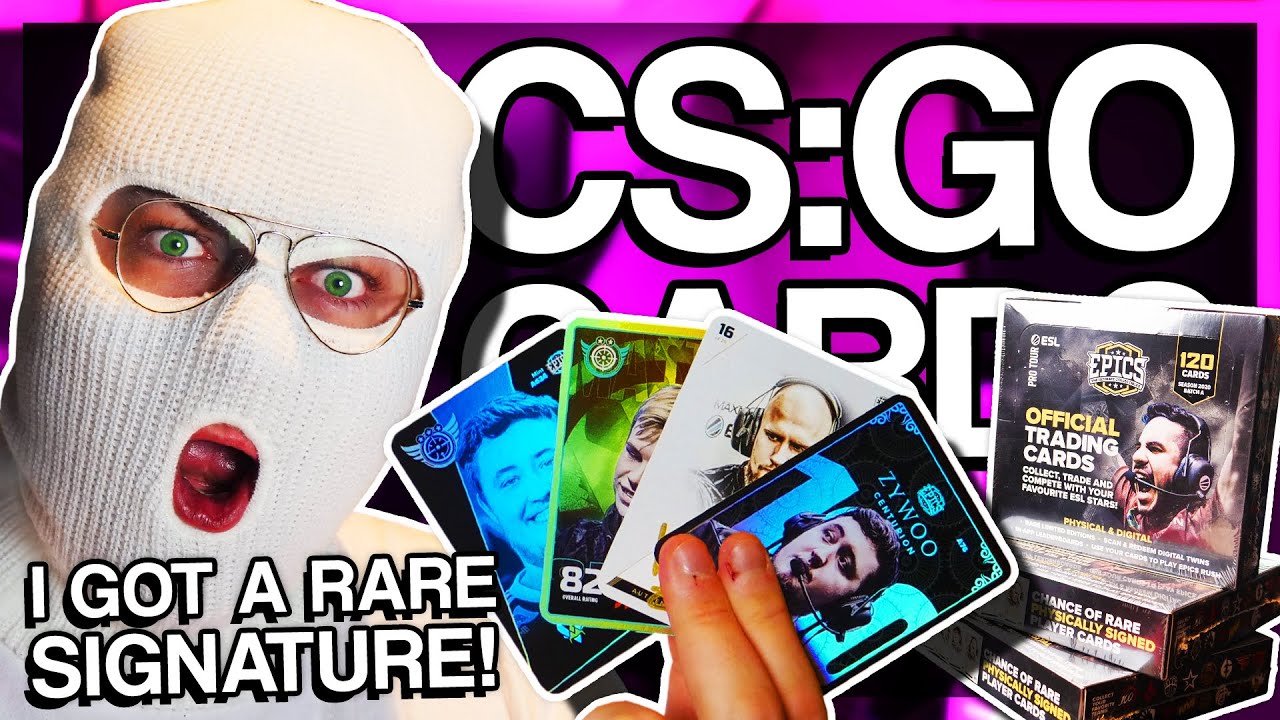 OPENING 2 CS:GO TRADING CARDS BOXES (EXTREMELY RARE SIGNATURE)