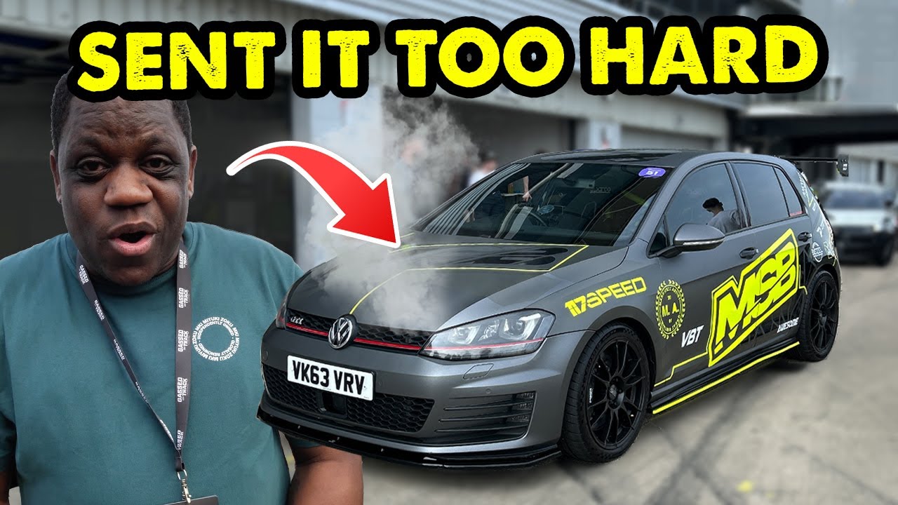 ON FULL SMOKE…MY GOLF GTI GETS SENT HARD 💨