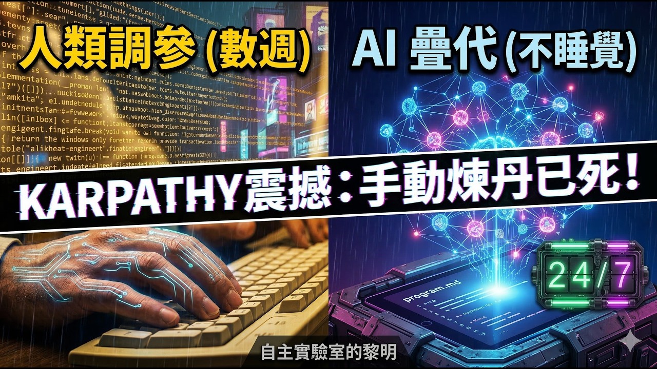 你還在手動調參？AI 已經在一晚完成 100 次架構進化