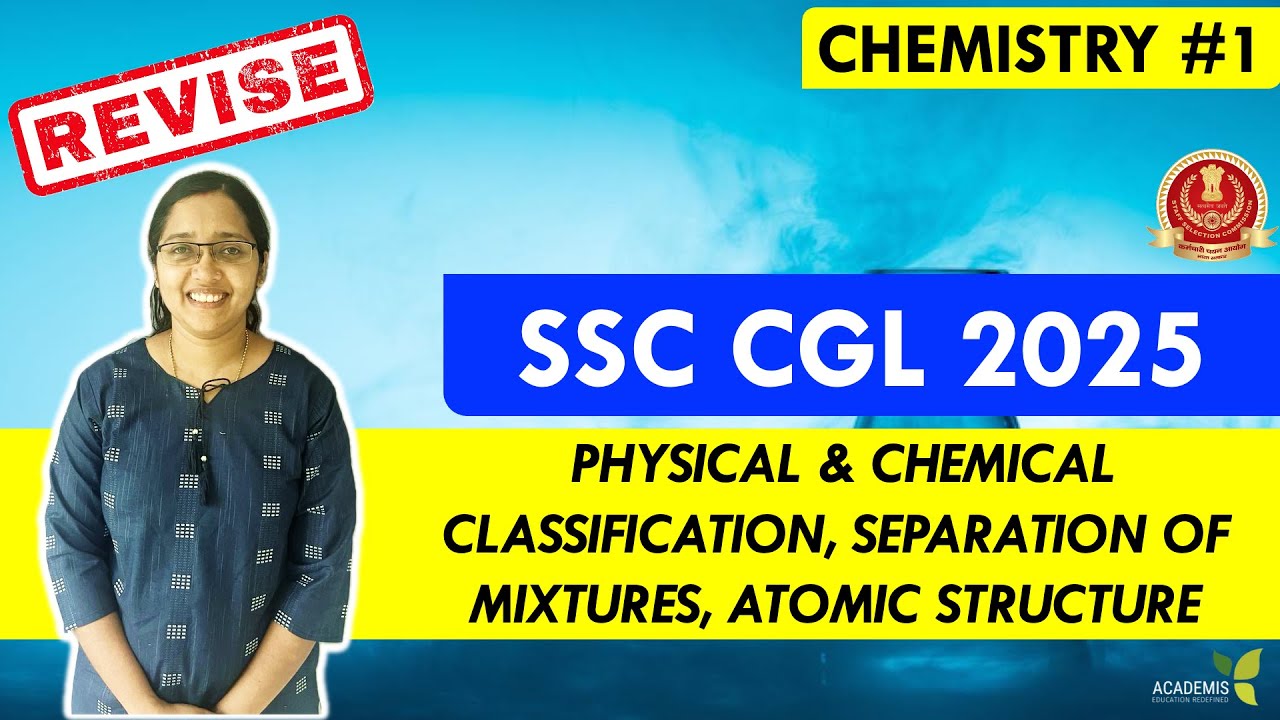 SSC CGL 2025 - REVISION Class - CHEMISTRY