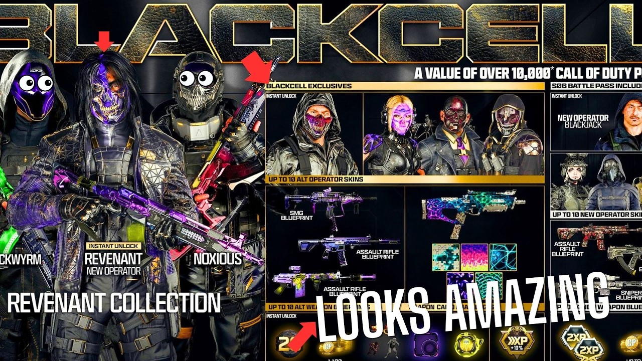 BO7 Biggest Season 6 EVER  BATTLE PASS! All CONTENT & REWARDS! (SEASON 6 BLACKCELL)