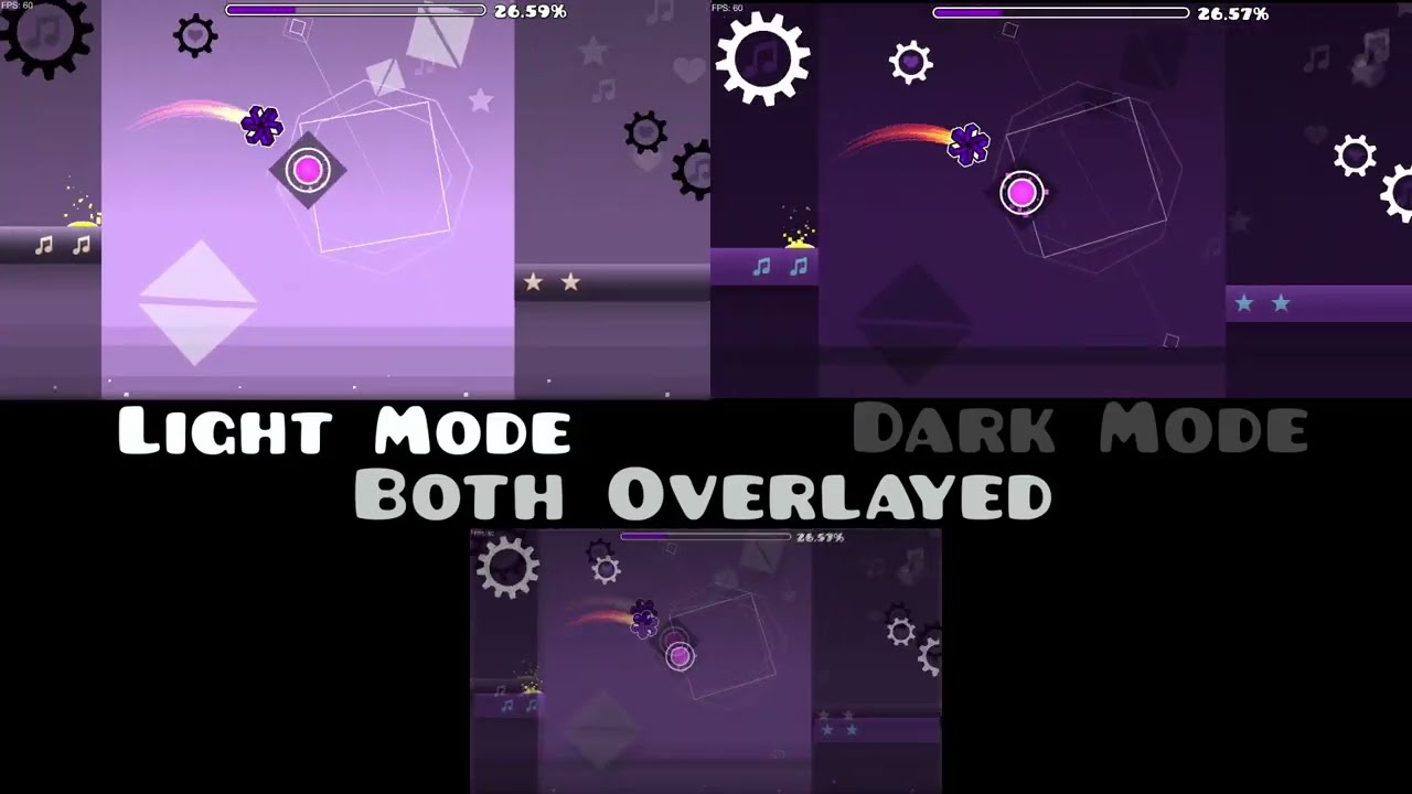 Light Mode Dark Mode by DoublePositive - Both Paths Separate and Overlayed